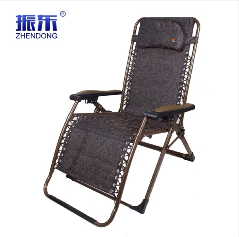 包邮振东躺椅折叠椅办公午休午睡椅老人椅多功能可调节加厚型方管